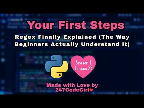Regex Finally Explained The Way Beginners Actually Understand It Season 1 Lesson 29