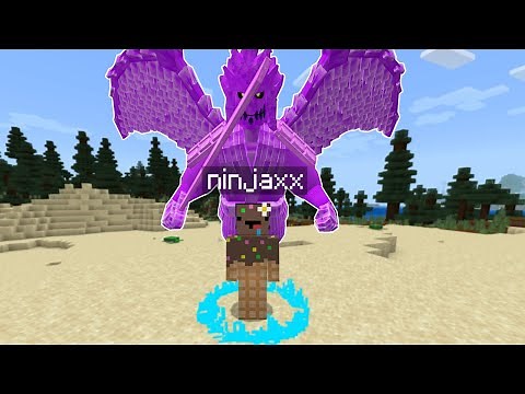 J'ai installé un Mod Naruto sur Minecraft.. (ultra stylé)