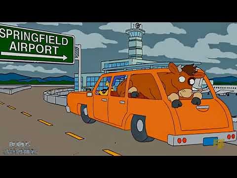 The Simpsons- A Tearful Farewell At The Airport!