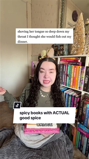 books with spice that didn't give me the ICK #romancereads #booktok #spicybooks #bookswithspice #goodromancebooks best yearning books, cute romance book, booktok cringe compilation, rewind it back by liz tomforde, first time caller by b.k borrison, the best worst thing by laurie okie, alex aster, emily henry