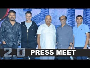 Robo 2.0 Movie Press Meet | Rajinikanth, Akshay Kumar, Amy Jackson, Shankar | Silly Monks Tollywood
