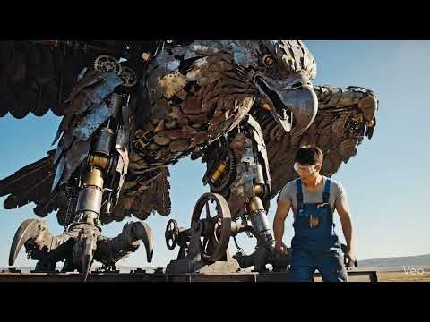 Mechanical Eagle Takes Flight 🦅⚙️ | Amazing Robotic Creation