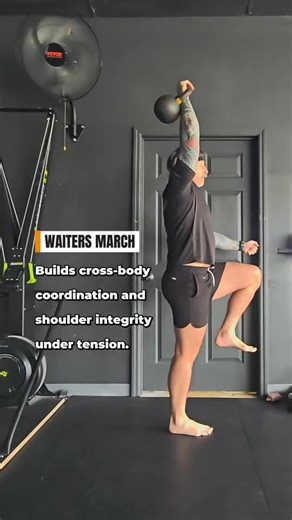 4 Ways To Test Stability with Kettlebells 💪 @mavericksfieldhouse on IG 👑 Here’s number four—and it’s the one you’ve probably never trained. 'The Copenhagen plank' 🤔 💭 ❓️ Here are the other 3 isometric holds every lifter needs: 1. 1-Arm Overhead Opposite Knee Raised Builds cross-body coordination and shoulder stability under tension. Translation: If your upper body disconnects from your lower body—you’re bleeding strength. 2. 1-Arm Single-Leg RDL Hold Develops bulletproof balance and glute-lo