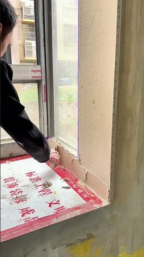 Painter Applying putty | Puttying for renovation #putty 250328