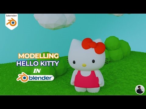 Blender Tutorial | How to make a Hello Kitty in BLENDER?