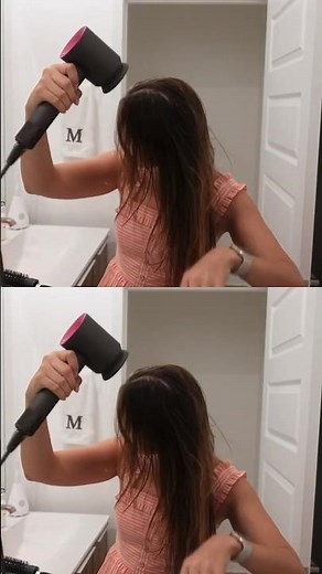 Using the Dyson Supersonic Hair Dryer #dysonhair #dysonsupersonic #haircare #hairtutorial #hairstyle