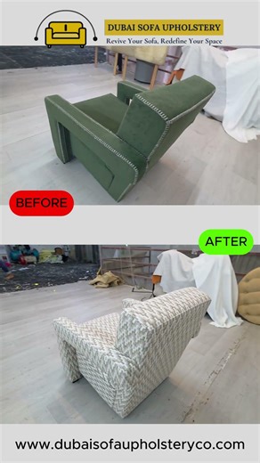 professional chair fabric change in Dubai sofa upholstery #dubaisofaupholstery