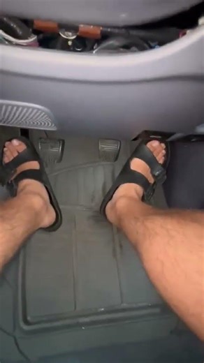 Driving in Birkenstock Sandals: Manual Pedals