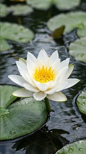 The Breathtaking Lifecycle of a Water Lily 🌿#NatureShorts