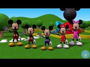 Mickey Mouse Head Shoulders Knees And Toes Nursery Rhymes Five Finger Channel