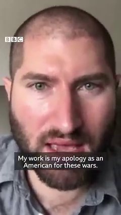 "My work is my apology as an American for these wars." In his new book, Peter van Agtmael photographs those affected by the wars Afghanistan, both there and in the US. https://bbc.in/330KLO4 | BBC News