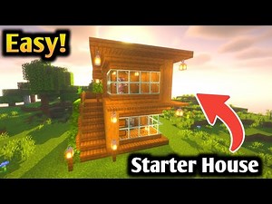 How to Build a Starter House in Minecraft – Step-by-Step Guide!(1.21)