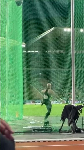 Matthew Denny 69 Meter Discus Throw At Diamond League Final