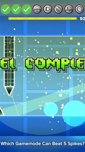 Which Gamemode Can Beat 5 Spikes? | Geometry Dash