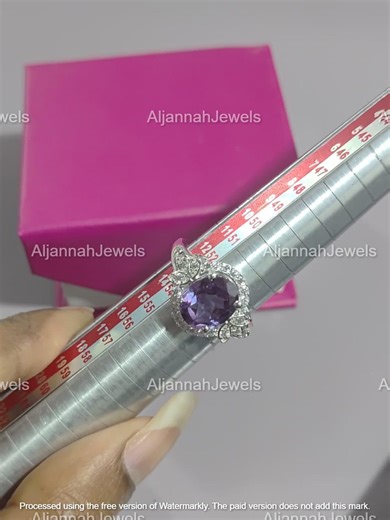 Color Changing Alexandrite 14K White Gold Plated Women's Ring Oval Shape - Etsy