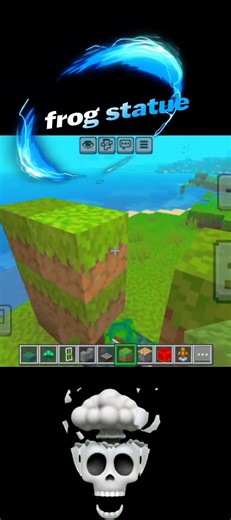 FROG STATUE. #minecraft #shorts #phonk