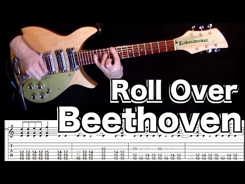 Roll Over Beethoven | John's Rhythm Guitar Cover w/ Tabs! | Isolated