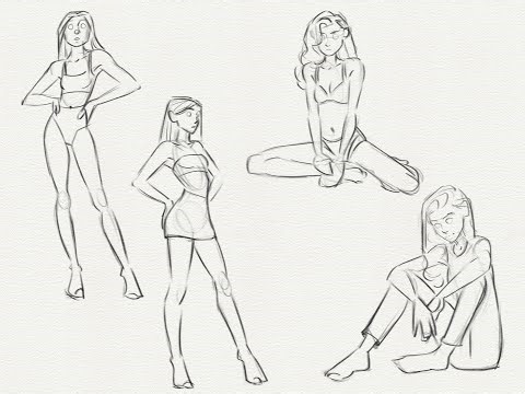 Esay Figure Drawing Study | Timelapse for Beginners