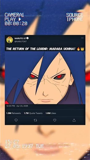 The Return of the Legend: Madara Uchiha! 🔥👑