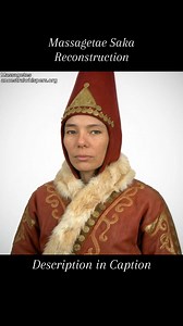 Facial reconstruction of a ~2,600-year-old Massagete from the Aral Sea region (Uygarak, Kazakhstan) 🏹 The Massagetae were an Iranic-speaking steppe people, closely related to the Scythians / Saka. In Persian sources they are known as the Sakā tigraxaudā — meaning “the Saka who wear pointed hats” — a reference to their distinctive tall, sharply pointed headgear, an exaggerated form of the Scythian cap. They are best remembered for Queen Tomyris, who defeated and killed Cyrus the Great, founder o