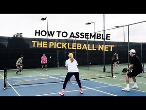 A11N Portable Office Size Pickleball Net Assembly and Disassembly Instructions(2023 Version)