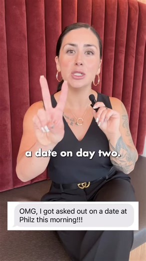 Next Level Dating | Psychological Matchmaker + Dating Events on Instagram: "The homework I gave my client landed her a date on DAY 2. You’re free to copy and paste this into your calendar for January and let me know how it works for you 🥰 Task: Go to the same coffee shop 5 times a week, at the same time, ideally when it’s busy. Put effort into how you look. Electronics away. Chest up (no slouching). Observe the room. Actively try to make eye contact with 2 people per visit (more is great, too).