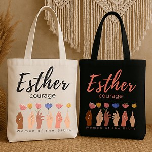 Tote Bag Bible Women Christian Gift Faith Inspired Cotton Bag Meaningful Scripture Design for Women - Etsy