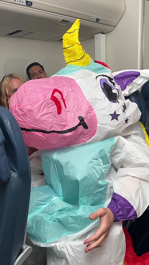 18K views · 55 reactions | How did they let him on with that #airplane #pranks #funny #viral | Juliette Electrique | Facebook