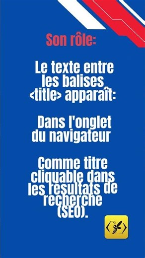 HTML: 8 - la balise title #html