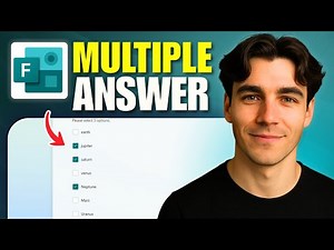 How to Create Multiple Answer Questions in Microsoft Forms (Tutorial 2026)