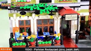 LEGO PARISIAN RESTAURANT Review, Set 10243.FINALLY!
