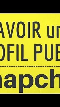 Snapchat Public Profile, how to have the Public profile with the Subscribe button on Snap