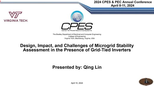 CPES-基于并网逆变器的微电网稳定性评估的设计、影响及挑战基于并网逆变器的微电网稳定性评估的设计、影响及挑战
