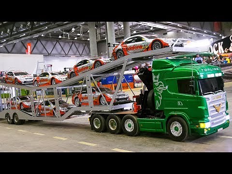 GREAT RC MODEL TRUCK & CONSTRUCTION SITE ACTION!! / Modellbau Messe Wien 2017