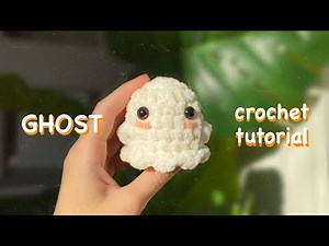 BEGINNER FRIENDLY: Crochet GHOST from PLUSH yarn without sewing