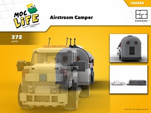 LEGO MOC-26068 Airstream camper (City 2019)