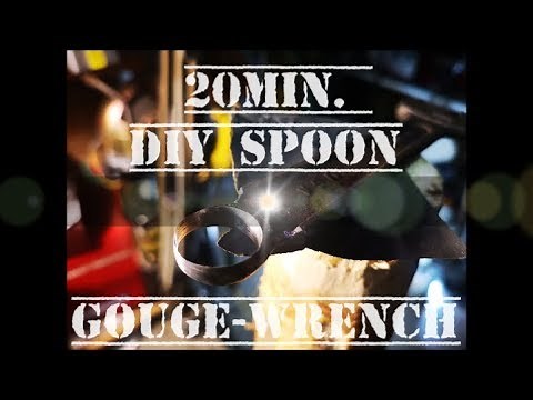 20 Min. DIY Spoon Gouge from An Old Wrench