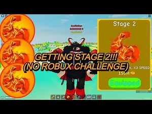 Getting Stage 2 In Lifting Simulator (No Robux Challenge.)