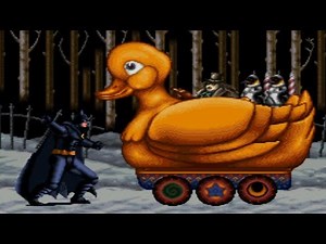 Batman Returns (SNES) Full Walkthrough (Mania, No Death)