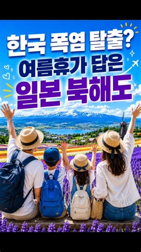 부산출발 여름 더위 탈출? 일본 북해도로 가자! 🌿🌊 #여름휴가 #북해도 #여행추천 #자연풍경 #온천 #시원한여름 #하하투어 #여행가고싶다 #여름여행 #해외여행