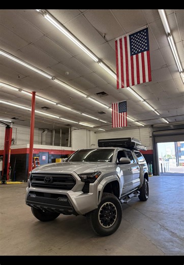 Tacoma Overhaul 🚨 2024 Toyota Tacoma - Full ARB overhaul outfit - ARB MT64 full suspension - ARB Acsent Topper with full interior rack assembly - Nacho NANO BR’s - OVS XD Everest 2 tent - Decked Cargo Drawer slide - Baja Designs Squdrons and complimentary Switch Pro 9100 - Westin side steps #tacoma #overland #overhaul #orw #ARB
