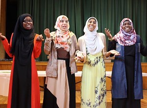 Get to know the teenage slam poets of MGMC - Muslim Girls Making Change — and catch their show at ArtsRiot tomorrow! Watch the full video: http://bit.ly/MGMCStuck Thanks to Rajnii Alexander Gibson Eddins & Bless the Child - VT for the music! | Seven Days