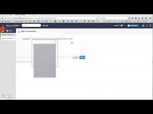Creating Tear Sheet In Bullhorn