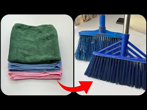 3 ways to make a mop from an old towel for the hardest to clean places