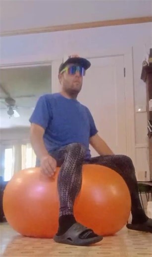 Big Exercise Ball Fun