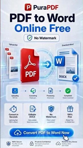 How to convert PDF to Word online free with zero watermarks #pdftools #pdfconvertor #pdftoword