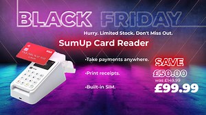 ⚡ Whether you have a full-time business or a side hustle, the SumUp card reader makes it easy to take payments wherever you are. ⚡ The reader accepts all major credit and debit cards and is contract free with no monthly costs. Shop now 👉 t.ly/Yu4x Our Black Friday Price Promise 👉 t.ly/YjWH | Ebuyer