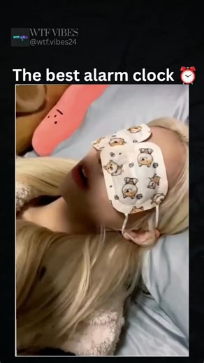 WTF VIBES on Instagram: "The Instagram Reel shows a person wearing a dog-patterned sleep mask, humorously dubbed "the best alarm clock," which ties into a growing trend of using cute, themed sleep accessories to enhance relaxation, supported by a 2023 study from the Journal of Sleep Research showing improved sleep quality with personalized sleep aids. - This aligns with recent findings from the University of Oxford (2025) linking better sleep environments to enhanced cognitive function, suggesti