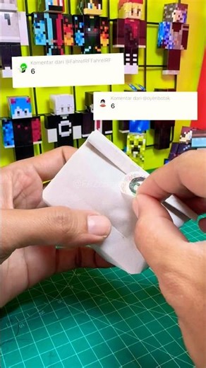 papercraft Minecraft blind box part2 #shorts