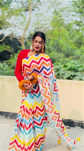 Stylish Sari and Blouse from Exclusive Fashion Corner